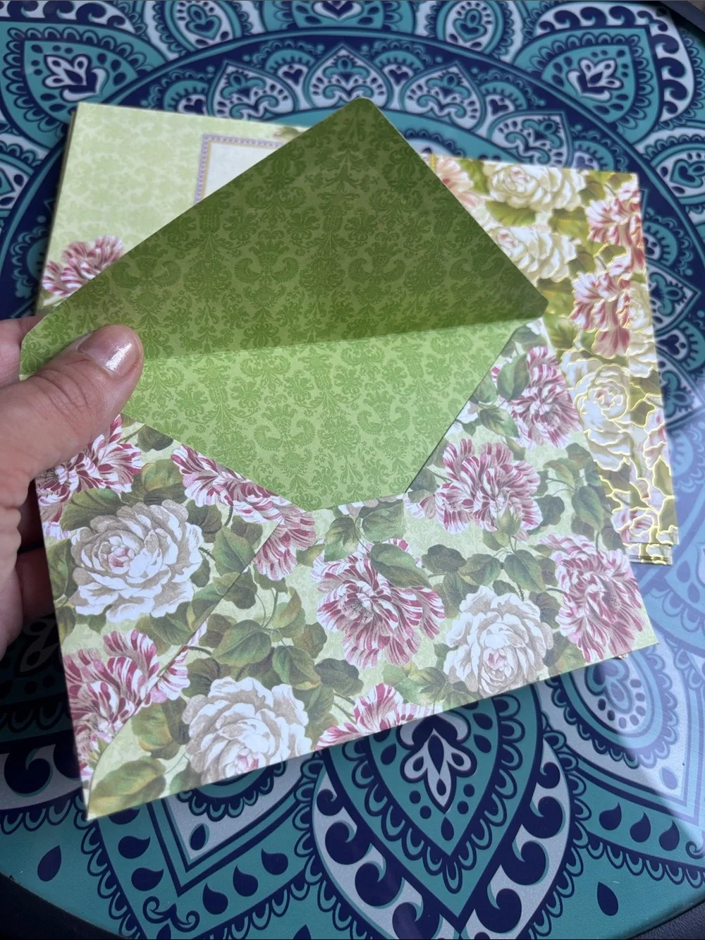Punch Studio The Gifted Line Victorian Floral Note Cards & Envelopes - Set of 6